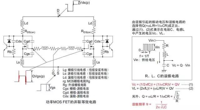 由寄生振荡导致的破坏